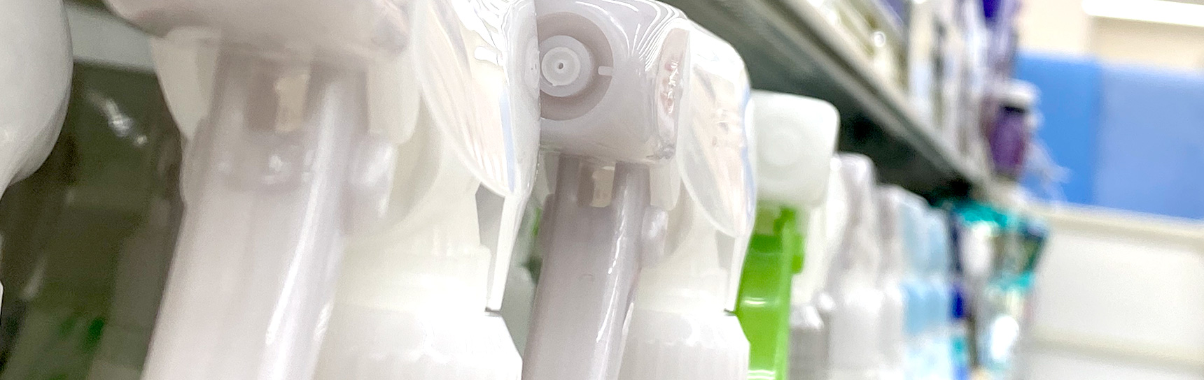 スプレー式消毒剤の効果と効率